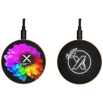 Stazione di ricarica wireless in legno SCX.design W13 da 10 W - Gadget.it - 