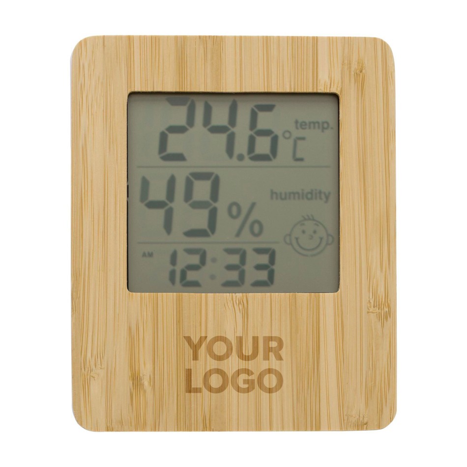 Stazione meteorologica in bamboo e ABS - PIPER - Gadget.it - 