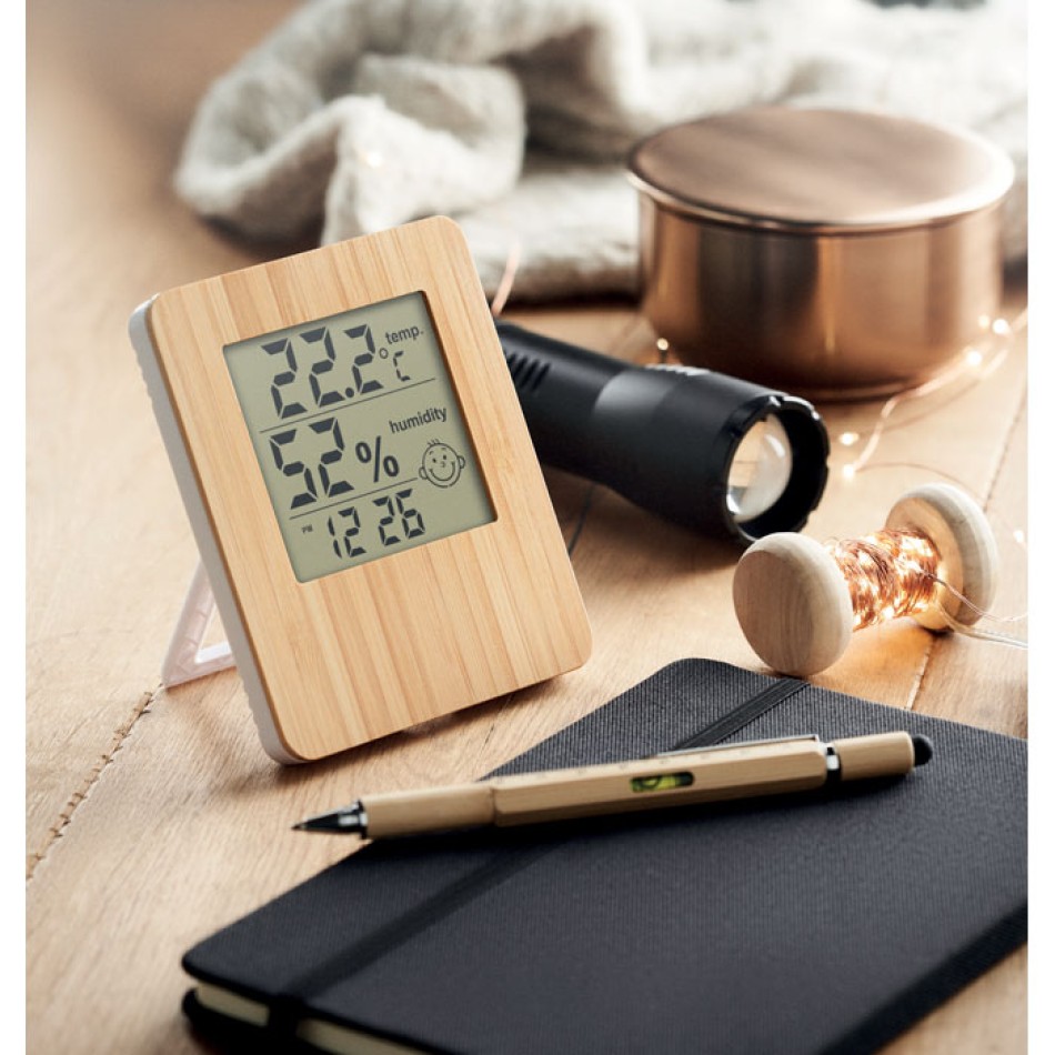 Stazione meteo in bamboo - SUNCITY  - Gadget.it - 