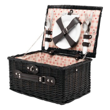 SUNSET PARK - Cesto pic-nic in legno di salice - Gadget.it - 