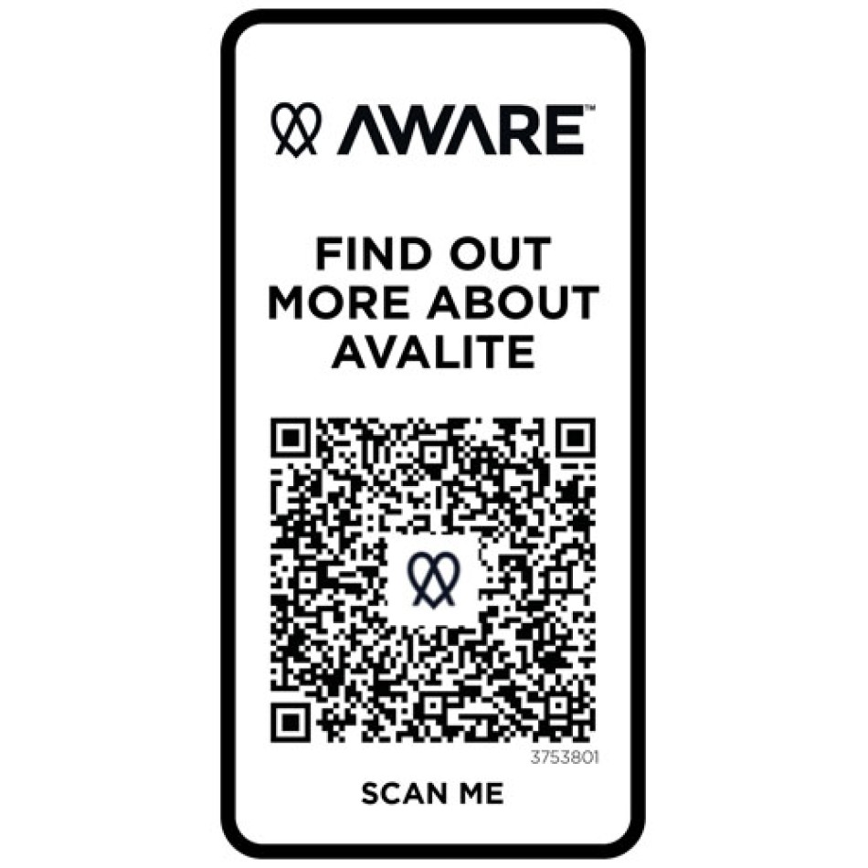 T-shirt in tessuto riciclato a maniche corte unisex Avalite Aware™ - Gadget.it - 