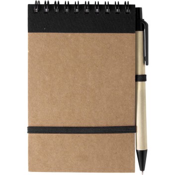 Taccuino in carta riciclata con penna - EMORY - Gadget.it - 