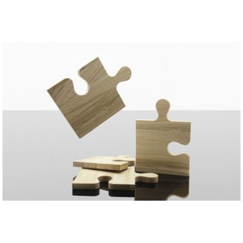 Tagliere in rovere con design puzzle SCX.design K05 - Gadget.it - 