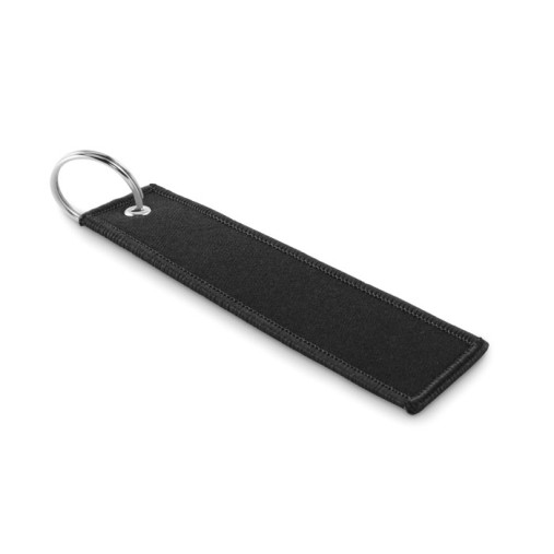 Portachiavi etichetta in PET - TAKEOFF - Gadget.it - Etichetta Portachiavi in Poliestere personalizzabile con Logo