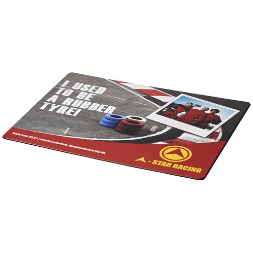 Tappetino per mouse Brite-Mat® con materiale a base di pneumatici - Gadget.it - 