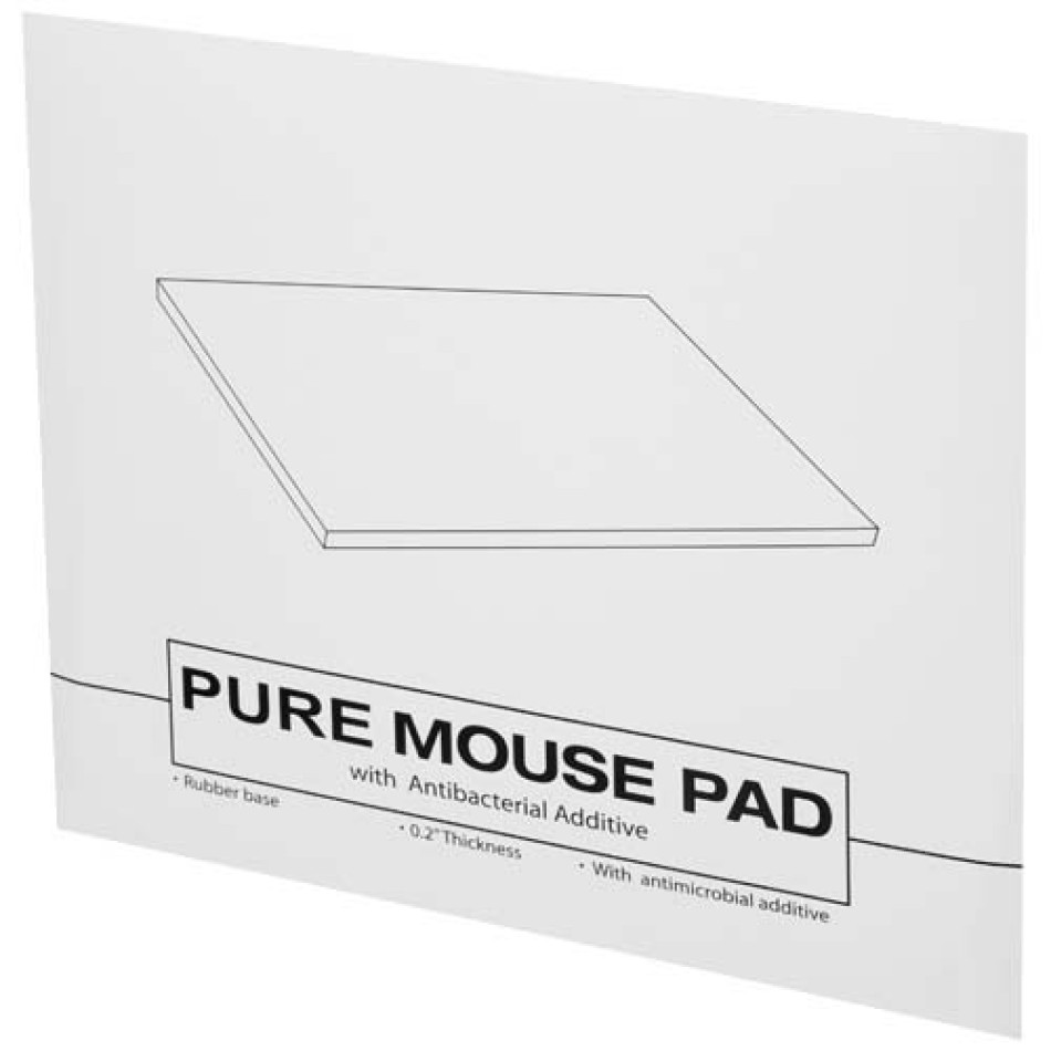 Tappetino per mouse con additivo antibatterico Pure - Gadget.it - 