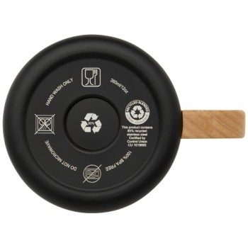 Tazza in acciaio inossidabile riciclato certificato RCS da 360 ml con isolamento sottovuoto in rame Bjorn - Gadget.it - 