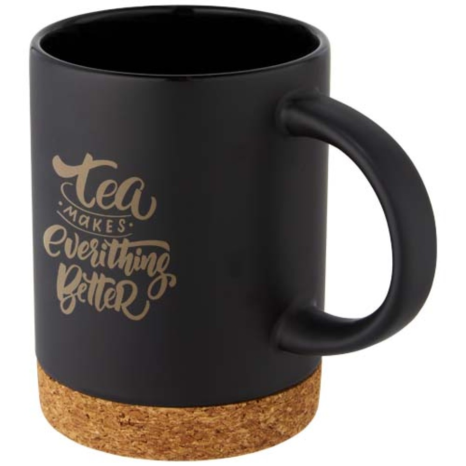 Tazza in ceramica da 425 ml con base in sughero Neiva - Gadget.it - 