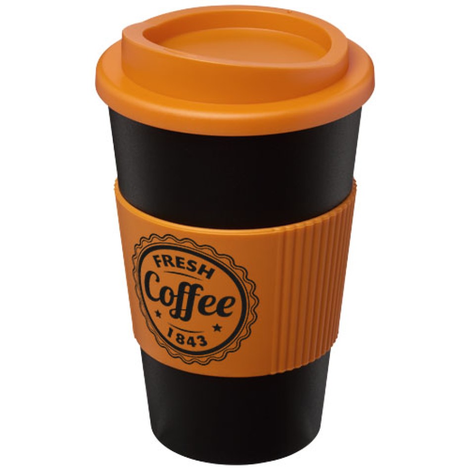 Tazza termica Americano® da 350 ml con grip - Gadget.it - 