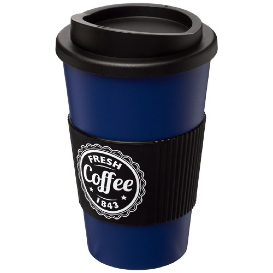 Tazza termica Americano® da 350 ml con grip - Gadget.it - 