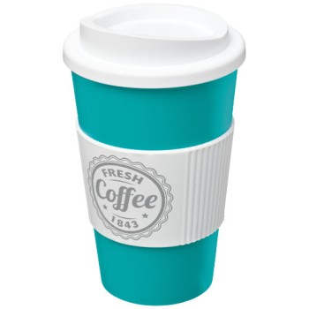 Tazza termica Americano® da 350 ml con grip - Gadget.it - 