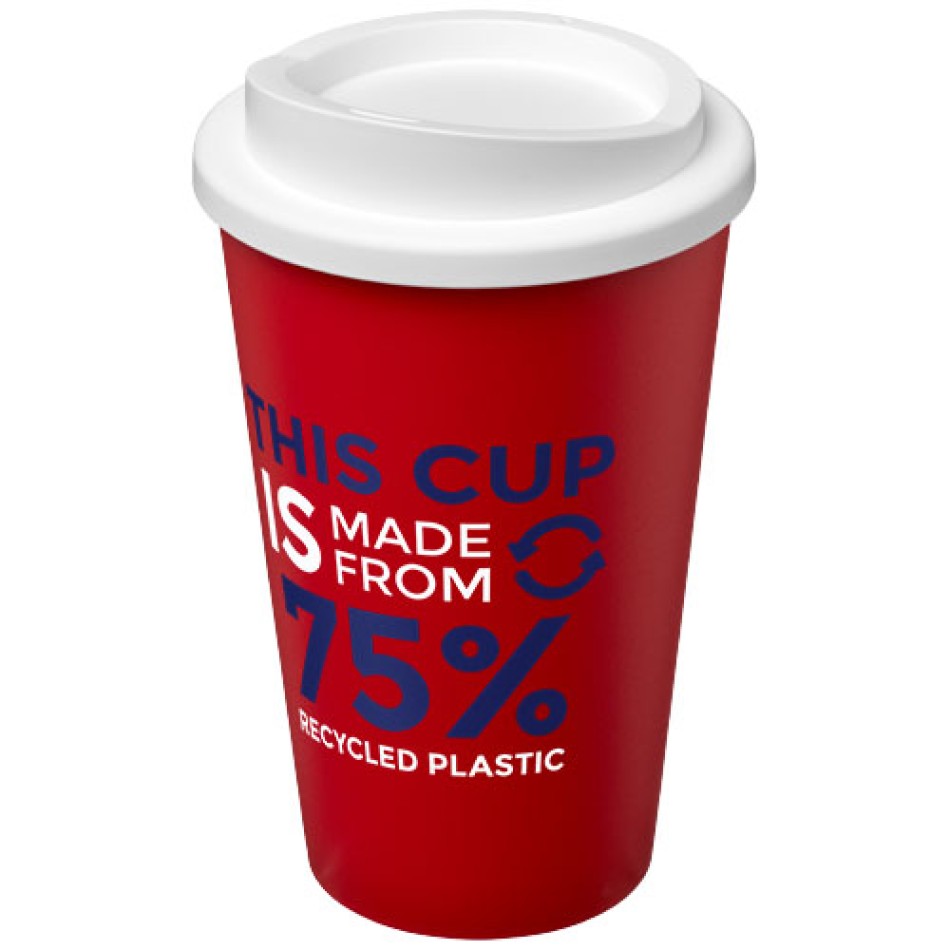 Tazza termica Americano® Eco da 350 ml in plastica riciclata - Gadget.it - 
