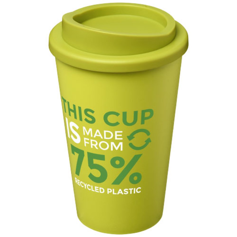 Tazza termica Americano® Eco da 350 ml in plastica riciclata - Gadget.it - 