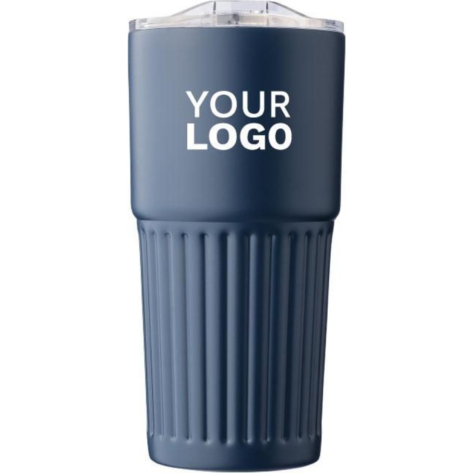 Tazza termica da viaggio in acciaio inox riciclato doppia parete 500 ml Kael - Gadget.it - 