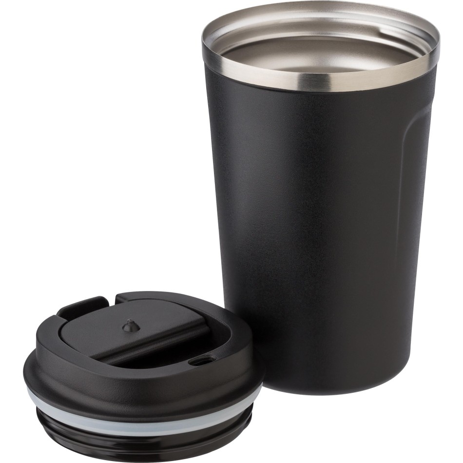 Tazza termica in acciaio inox, capacità 380 ml Sofia - Gadget.it - 