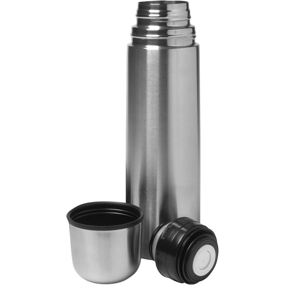 Thermos in acciaio inox con custodia, capacità 750 ml Alexandros - Gadget.it - 