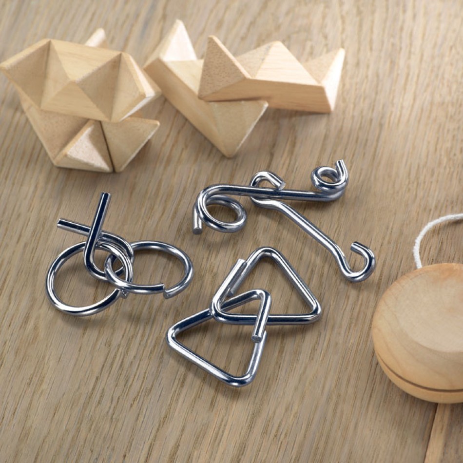 THREENATS - Set rompicapo in metallo - Gadget.it - 