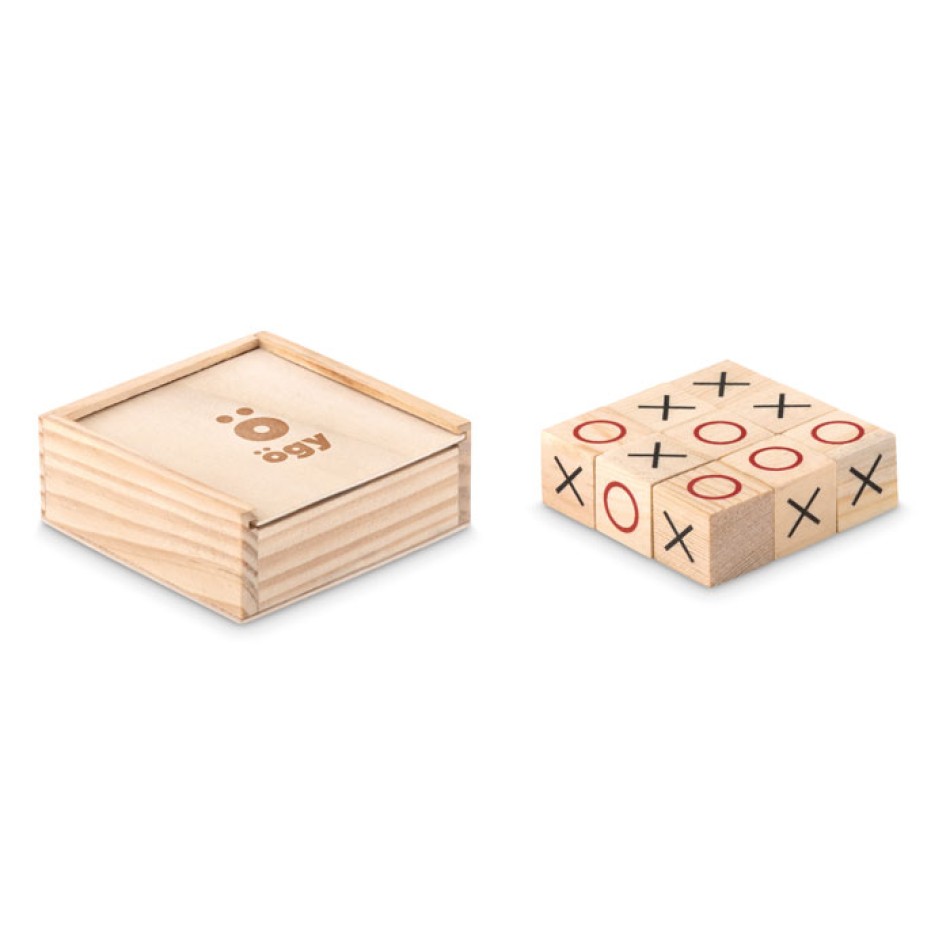 TIC TAC TOE - Gioco del tris in legno - Gadget.it - 