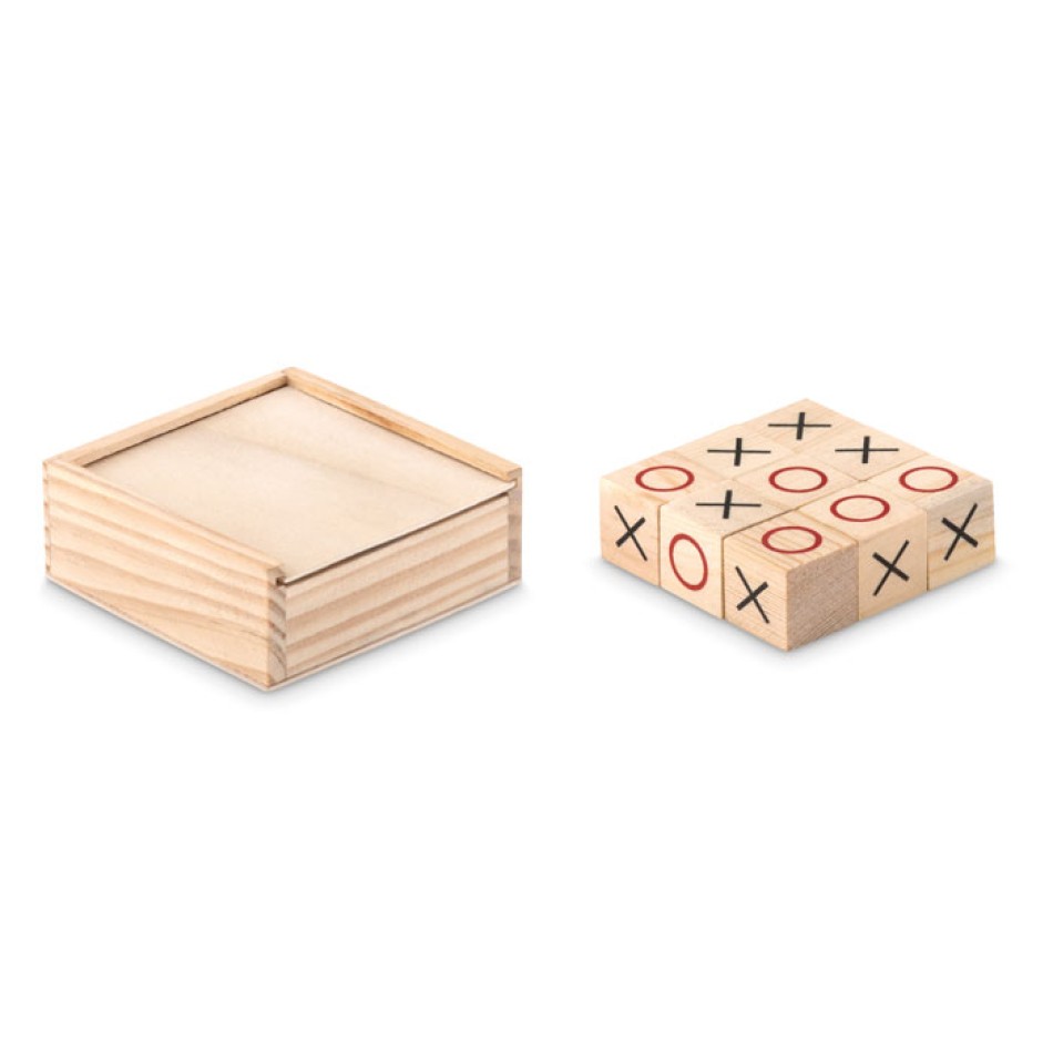 TIC TAC TOE - Gioco del tris in legno - Gadget.it - 
