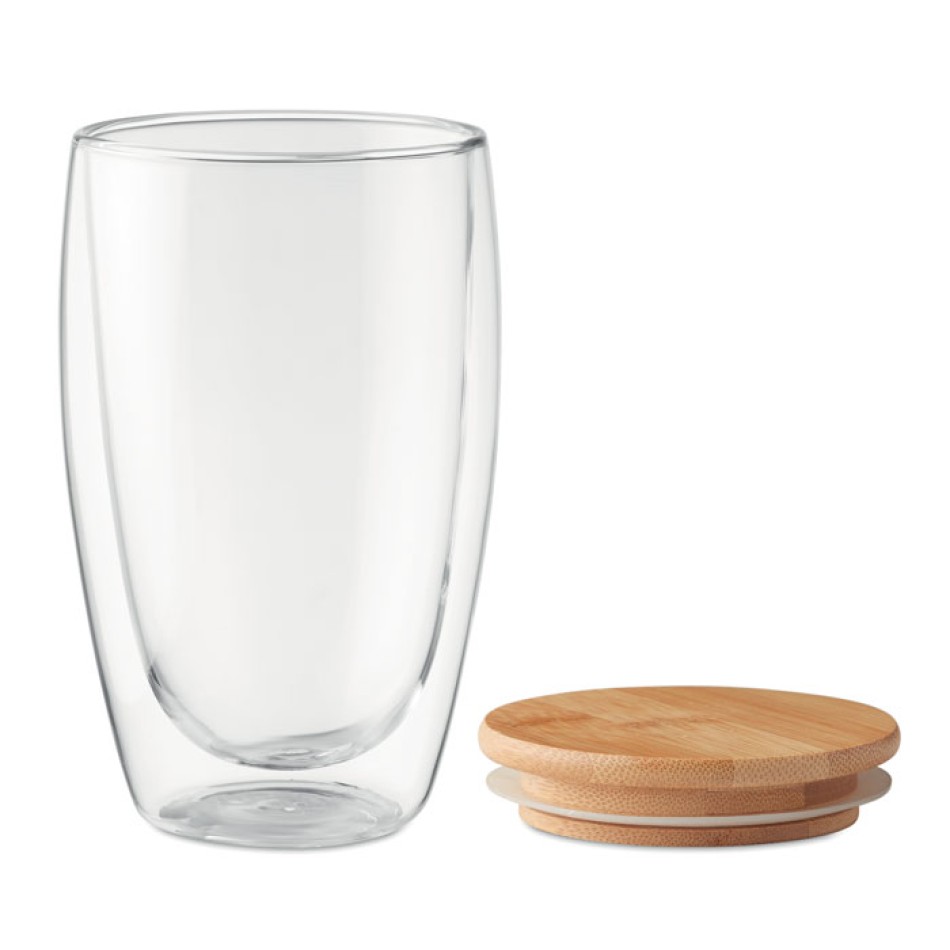 Bicchiere in vetro 450 ml - TIRANA LARGE - Gadget.it - 