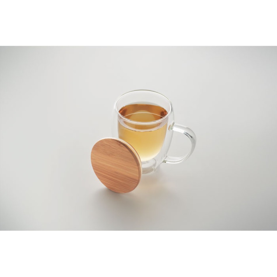 Tazza in vetro borosilicato 350ml - TIROL - Gadget.it - 