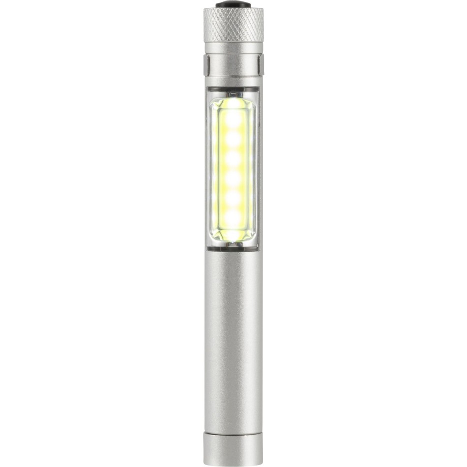 Torcia da lavoro con illuminazione led COB, in alluminio Beth - Gadget.it - 