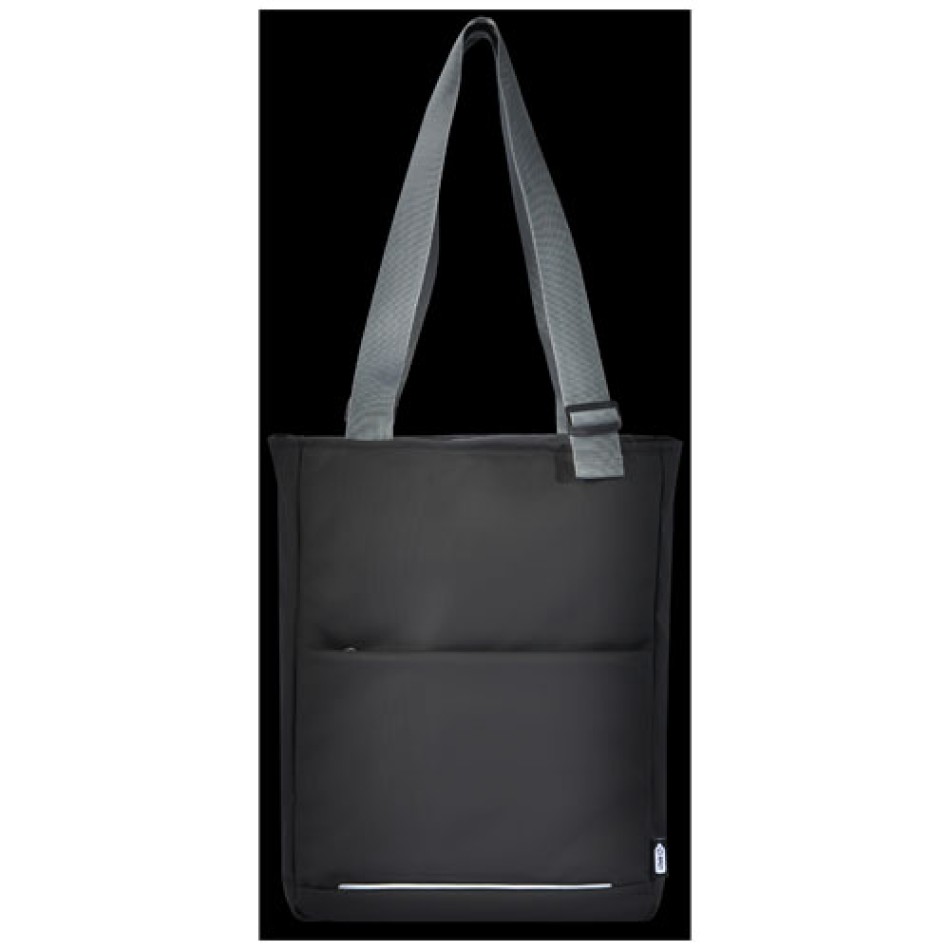 Tote bag impermeabile per PC in RPET 29x12x40 cm - AQUA 14 L - Gadget.it - 