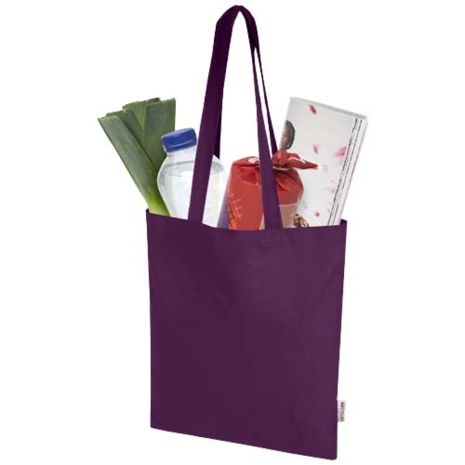 Tote bag in cotone riciclato 38x42 cm - MADRAS BLEND 7L - Gadget.it - 