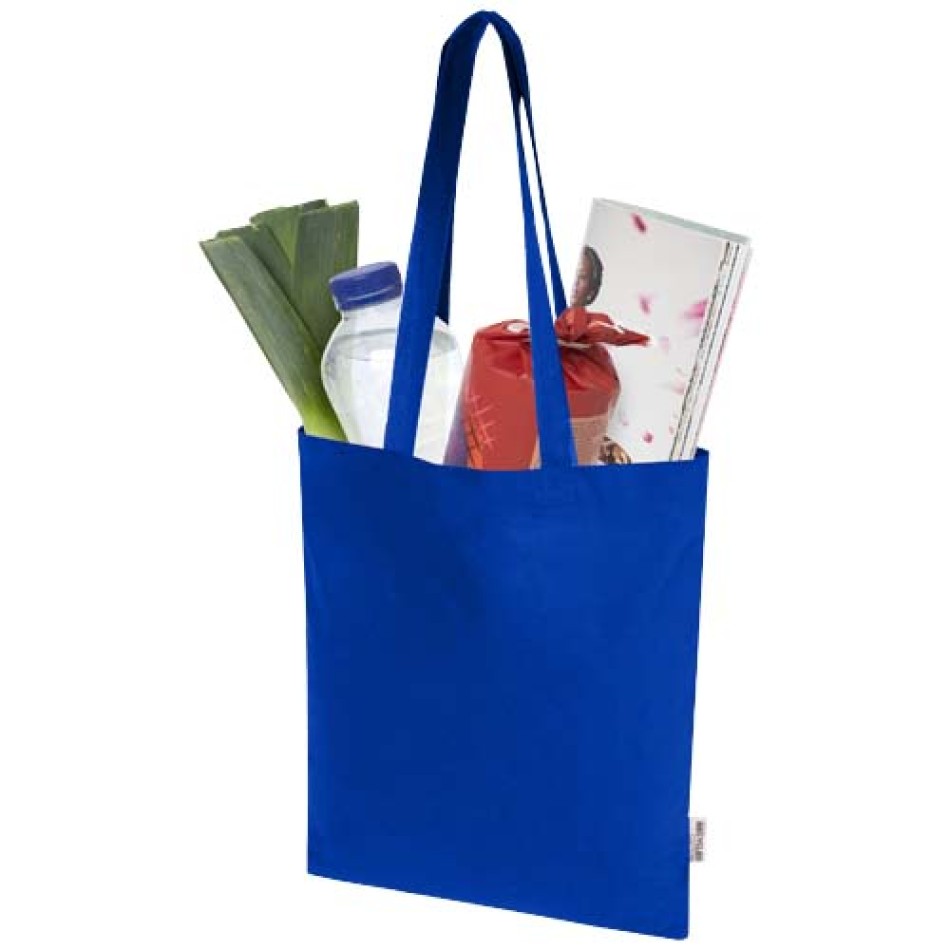 Tote bag in cotone riciclato 38x42 cm - MADRAS BLEND 7L - Gadget.it - 
