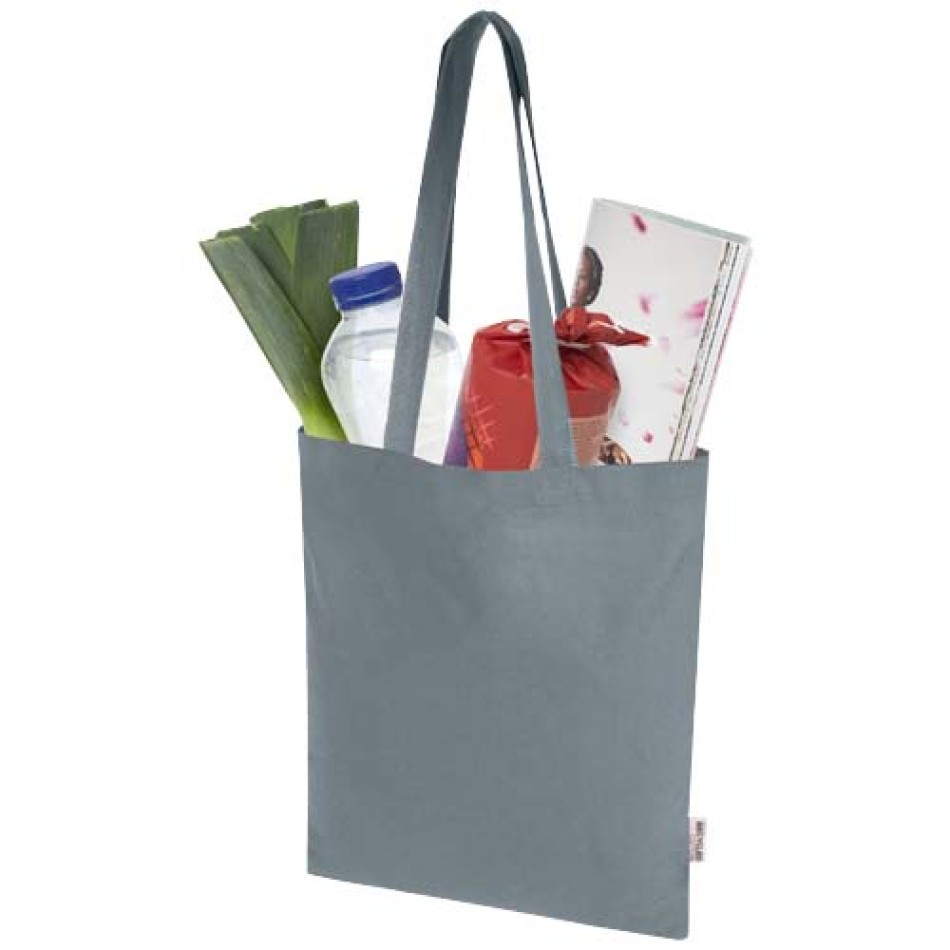 Tote bag in cotone riciclato 38x42 cm - MADRAS BLEND 7L - Gadget.it - 