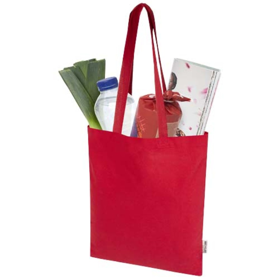 Tote bag in cotone riciclato 38x42 cm - MADRAS BLEND 7L - Gadget.it - 