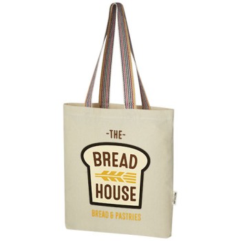 Tote bag in cotone riciclato 37x3x38 cm - RAINBOW 5L - Gadget.it - 