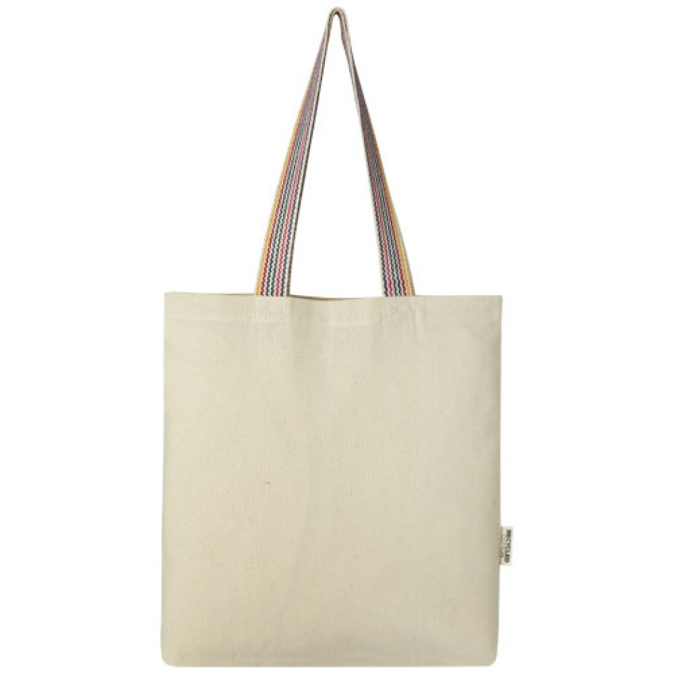 Tote bag in cotone riciclato 37x3x38 cm - RAINBOW 5L - Gadget.it - 