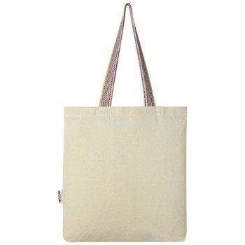 Tote bag in cotone riciclato 37x3x38 cm - RAINBOW 5L - Gadget.it - 