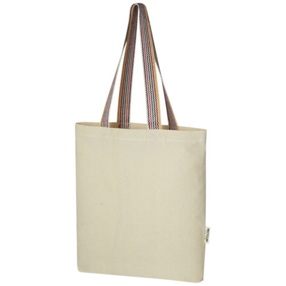 Tote bag in cotone riciclato 37x3x38 cm - RAINBOW 5L - Gadget.it - 