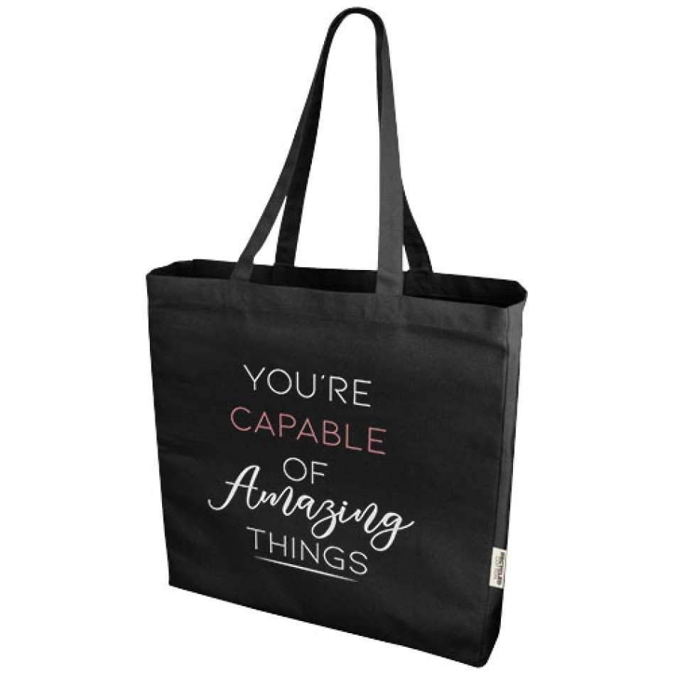 Tote bag in cotone riciclato 38x8x41 cm - ODESSA  - Gadget.it - 