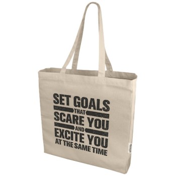 Tote bag in cotone riciclato 38x8x41 cm - ODESSA  - Gadget.it - 