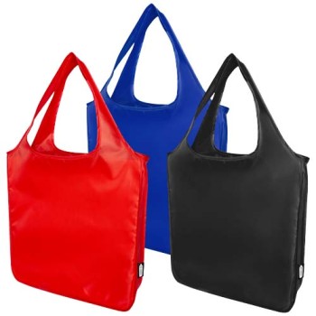 Tote bag grande pieghevole in PET 39x10x39 cm - ASH 14L - Gadget.it - 