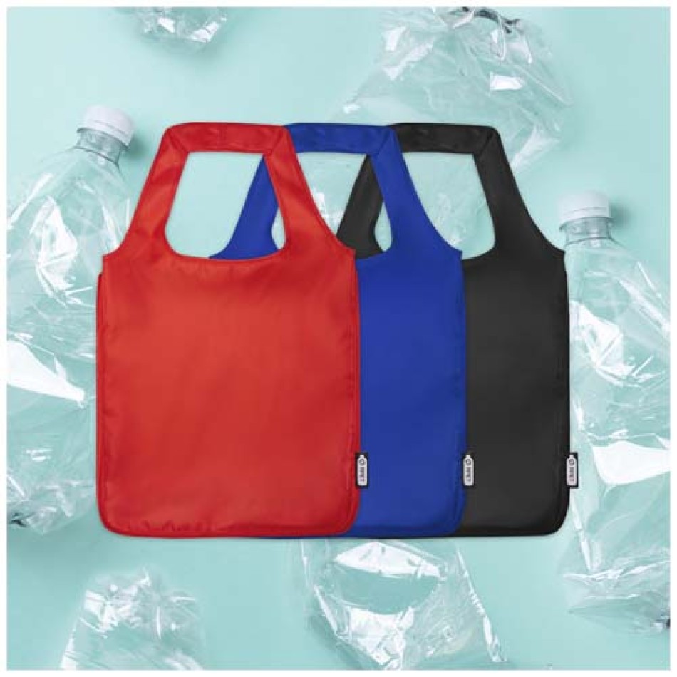 Tote bag grande pieghevole in PET 39x10x39 cm - ASH 14L - Gadget.it - 