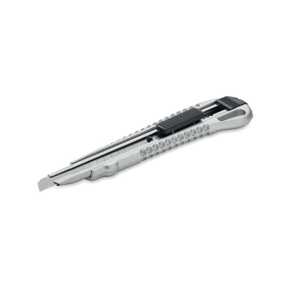 Coltello retrattile in alluminio con 13 lame - Tracta - Gadget.it - 