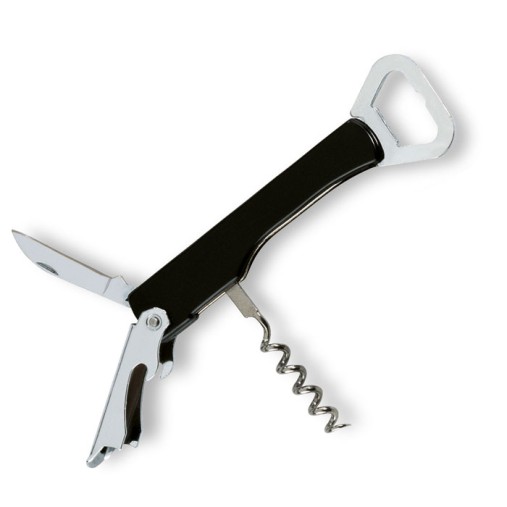 Cavatappi Personalizzabile con Lama e Apribottiglie in Acciaio al Carbonio - Gadget.it - Cavatappi Multifunzione Personalizzabile con Lama e Apribottiglie in Acciaio al 