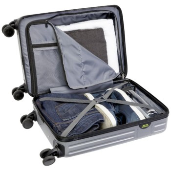 Trolley bagaglio a mano in materiale riciclato certificato GRS da 40 l per portatile da 20" Rover - Gadget.it - 