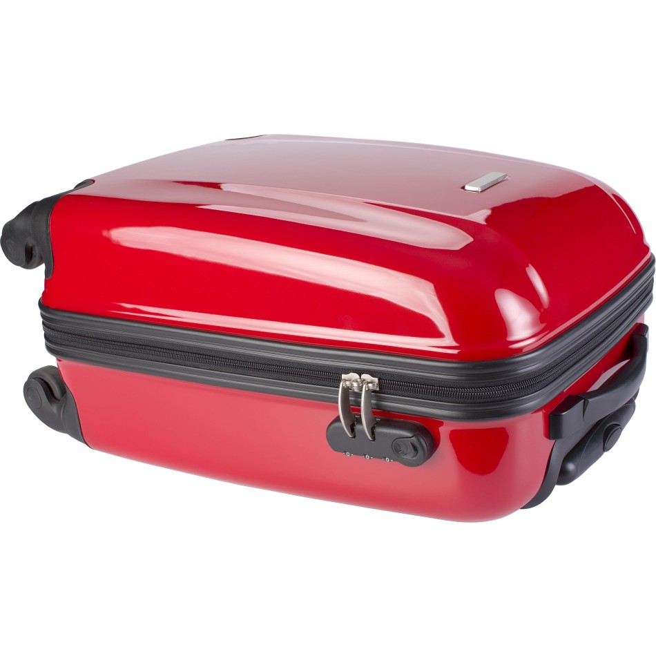 Trolley rigido in ABS e PC con 4 rotelle girevoli - Gadget.it - 