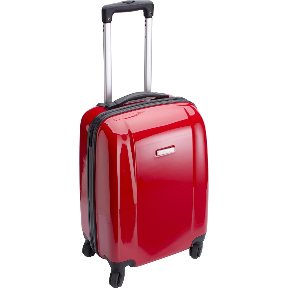 Trolley rigido in ABS e PC con 4 rotelle girevoli - Gadget.it - 