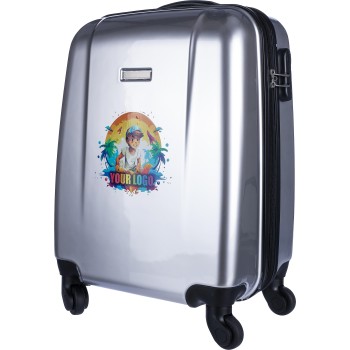 Trolley rigido in ABS e PC con 4 rotelle girevoli - Gadget.it - 