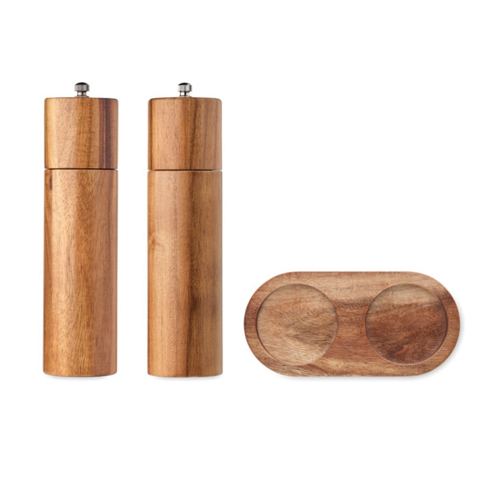 TUCCO SET - Macina sale e pepe in acacia - Gadget.it - 