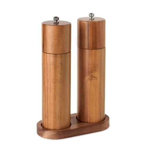 TUCCO SET - Macina sale e pepe in acacia - Gadget.it - 