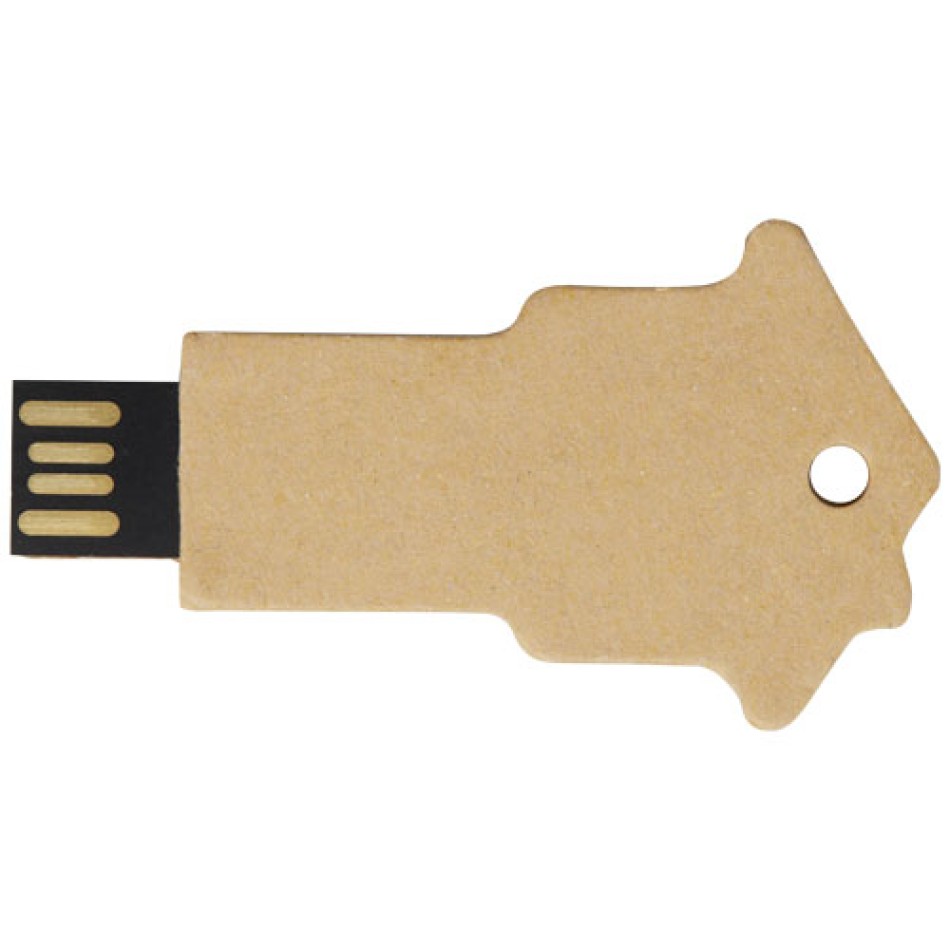 USB 2.0 in carta riciclata a forma di casa - Gadget.it - 