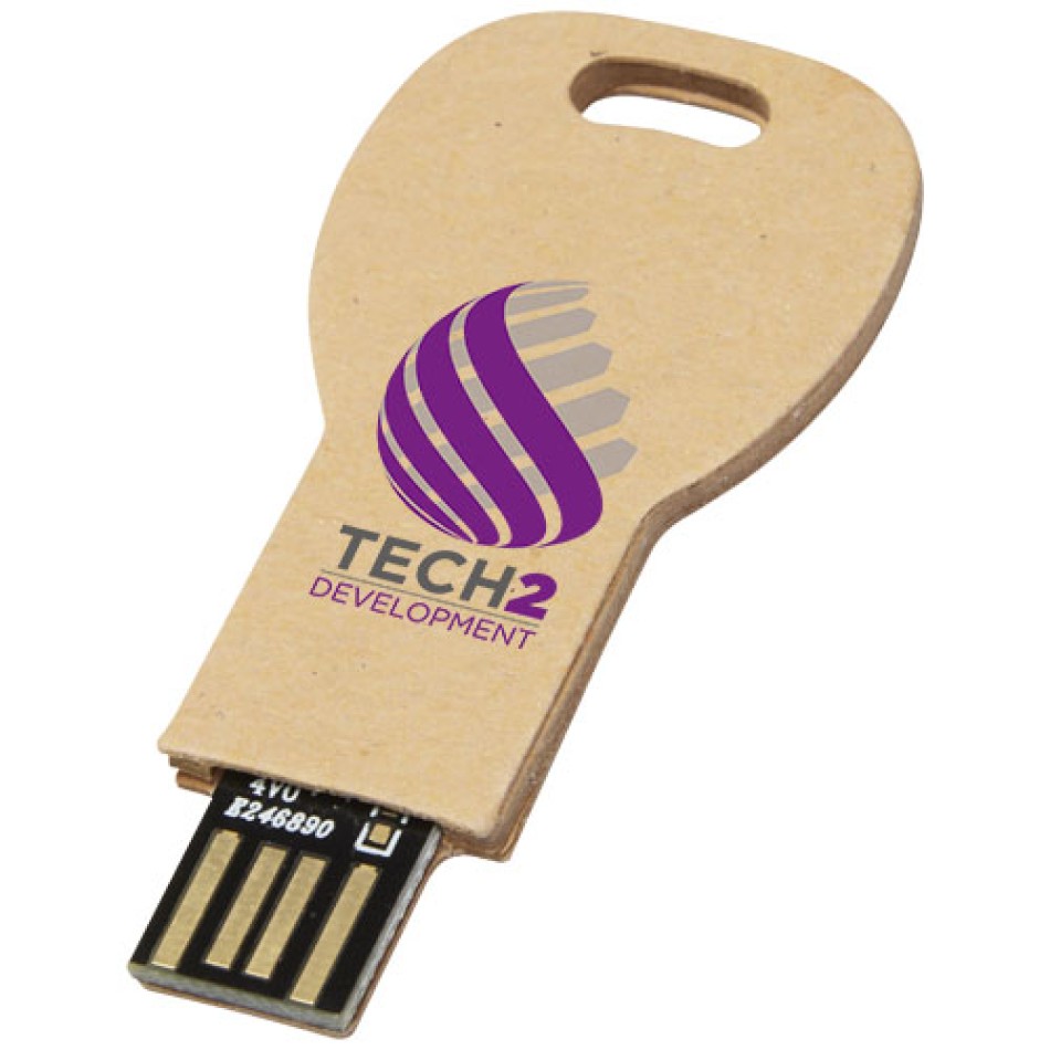 USB 2.0 in carta riciclata a forma di chiave - Gadget.it - 