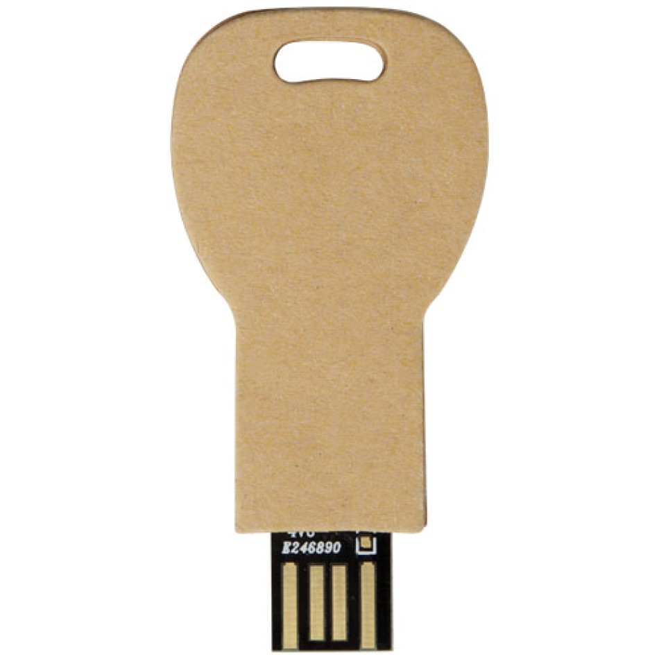USB 2.0 in carta riciclata a forma di chiave - Gadget.it - 